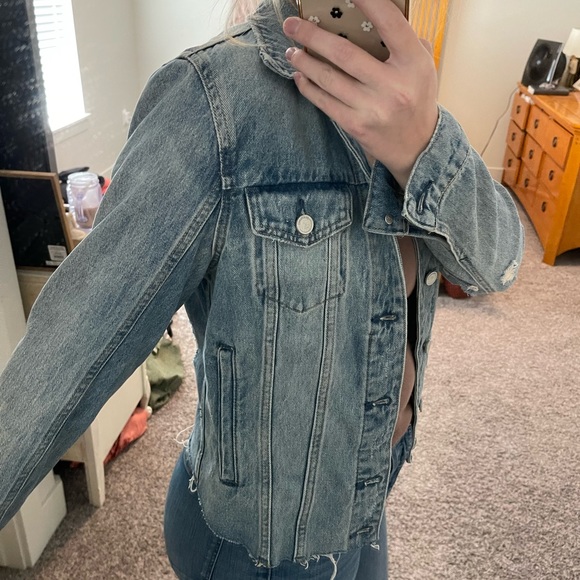 Distressed Jean Jacket - Picture 4 of 5